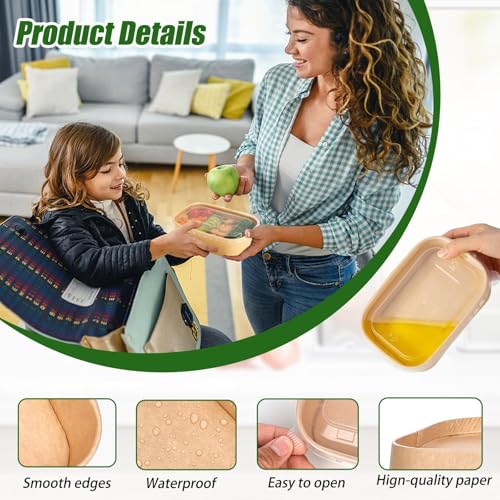 50 Pack 25oz Paper Bowls (50 Count)
