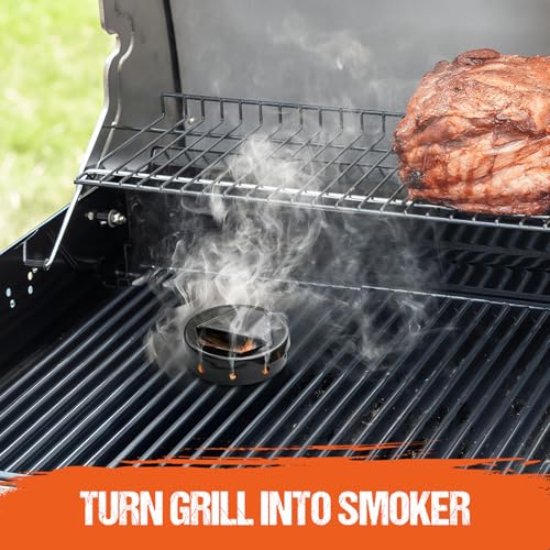 Onlyfire BBQ Wood Chip Smoker Box with Lid for Grills (2 Count)