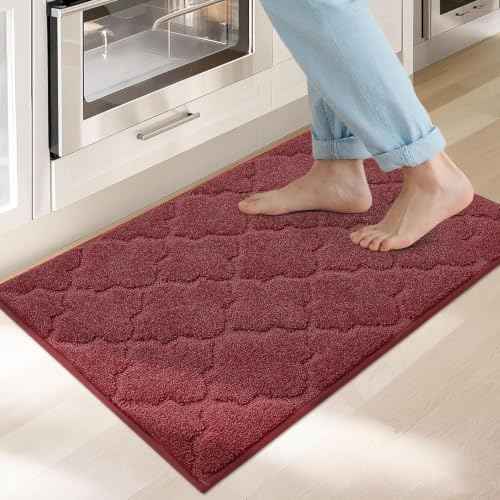 Kitchen Rugs Non Slip Washable 20"x32" (4.44 Sq Ft)