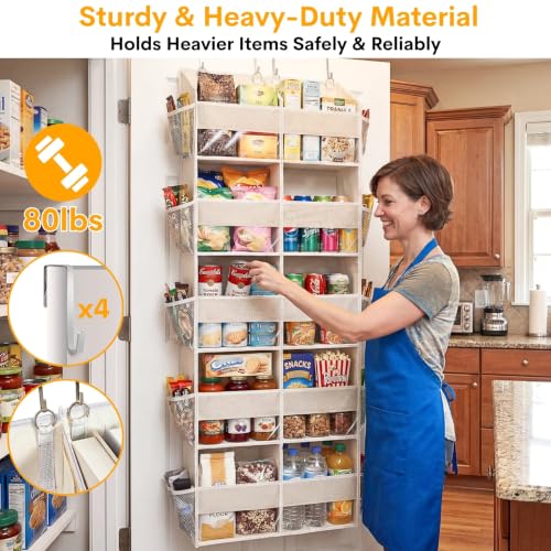 2 Pack Over the Door Organizer 5 Tiers (2 Count)