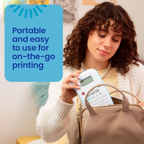 P-Touch PT-N10 Personal Handheld Label Maker, Portable and Prints, P-Touch Btag ~½” (12mm) Wide Color Personalized Label Tapes