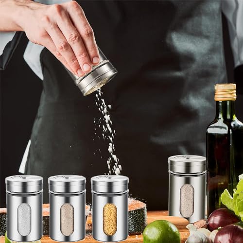 6 Pack Salt and Pepper Shakers (6 Count)