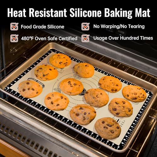 Silicone Baking Mat with 10 Recipes