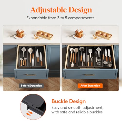 Utensil Organizer for Kitchen Drawers
