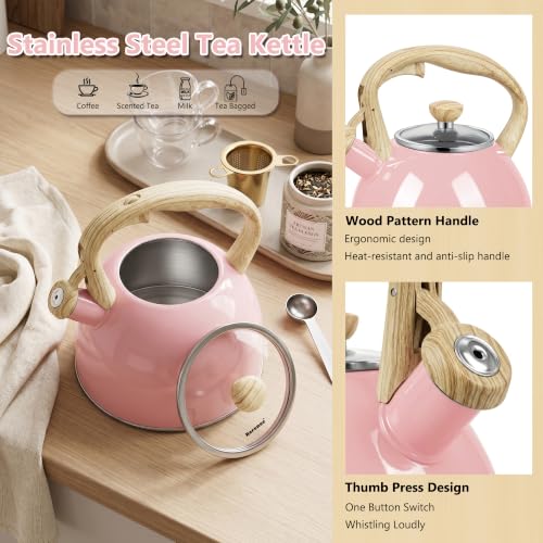 Whistling Tea Kettle for Stove Top