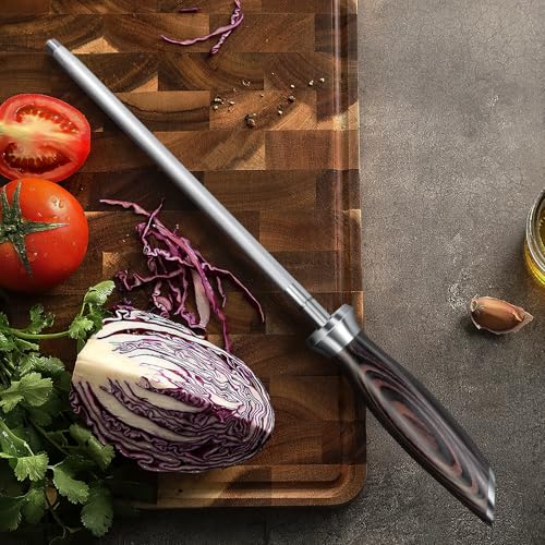 Honing Rod 10 Inch Professional Kitchen Knife Sharpener Rod