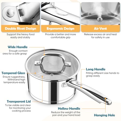 3 Qt Saucepan with Lid