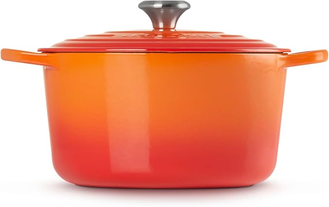 Le Creuset Enameled Cast Iron Signature Deep Round Oven, 6.5 qt., Flame