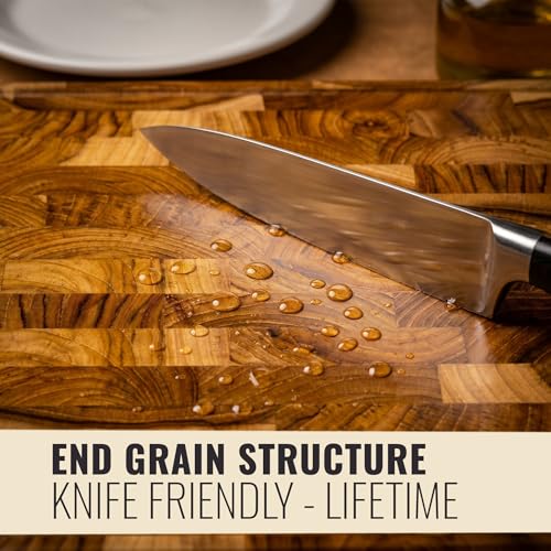 XXL Teak Wood Cutting Board for Kitchen