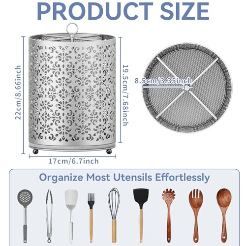 360° Rotating Utensil Holder