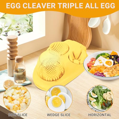 1 Pack Egg Slicer with 3 Cutting Options