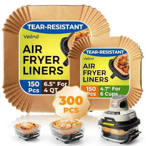 300 Pcs Air Fryer Liners Fits for Ninja Crispi 4 (300 Count)