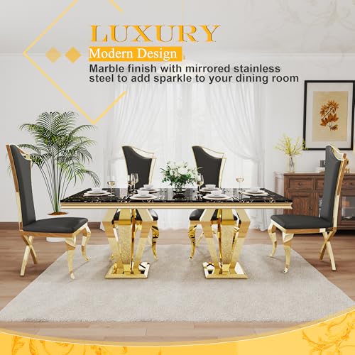 7 Piece Luxury Dining Room Set