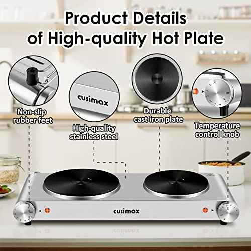 Hot Plate Electric Double Burner