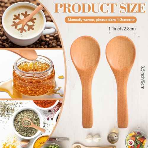 200 Pcs Small Wooden Spoons (200 Count)