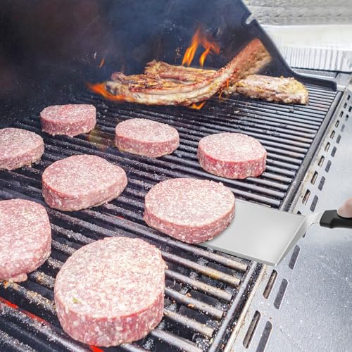 Stainless Steel Large Grill Spatula with Reinforced Heat