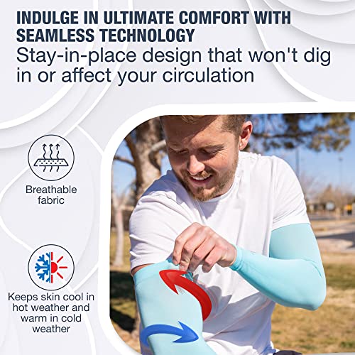 Cooling Arm Sleeves for Men & Women