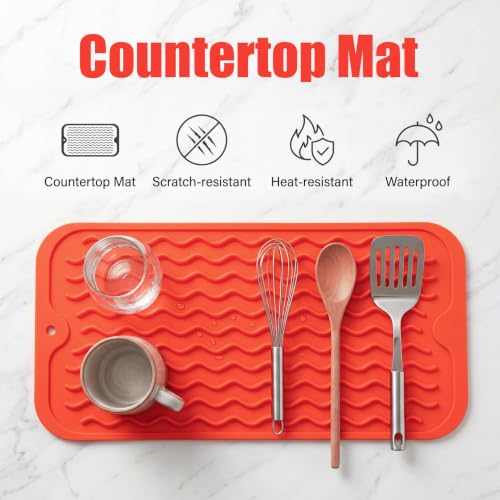 Silicone Dish Drying Mat for Multiple Usage