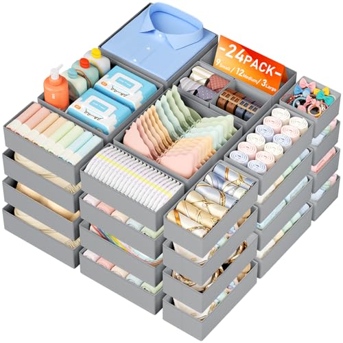Drawer Organizer Clothes (24 Count)
