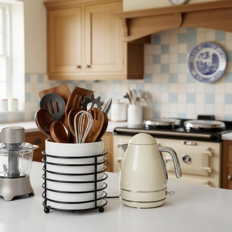 Utensil Holder for Kitchen Counter Large Cooking Utensil Holder