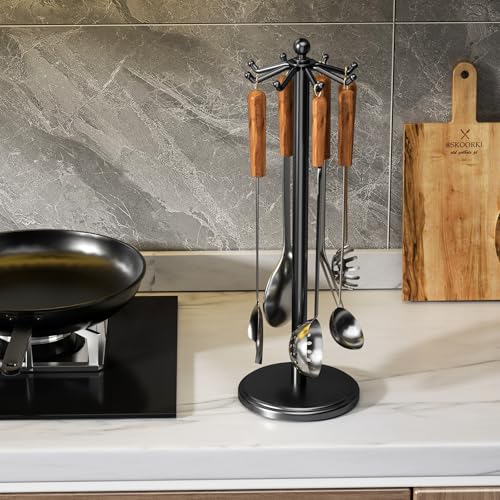 Kitchen Countertop Rotating Utensil Holder