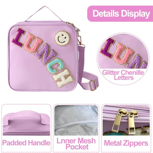 Insulated Lunch Bag With Adjustable Shoulder Strap