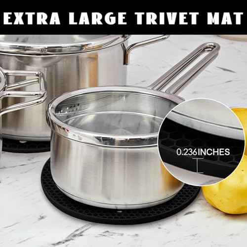4 Pack Silicone Trivet Mats