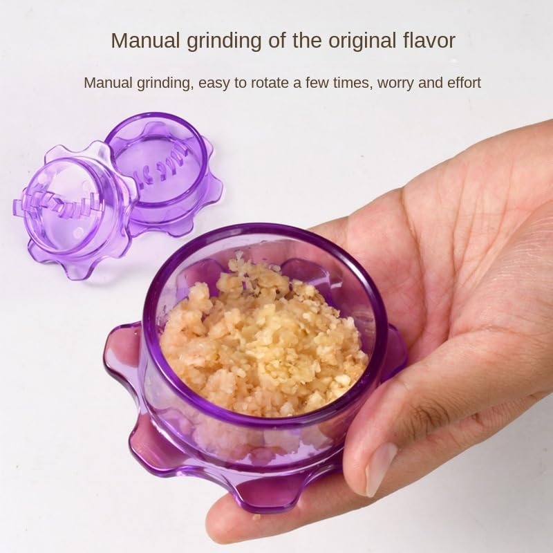 2025 New Garlic Twister,Garlic Press,Garlic Peeler,Ginger Grater,Mini Garlic Mincer (4Pcs) - Culinary Roots