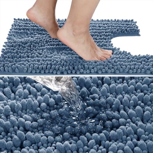 Toilet Rug U Shaped Washable 24x24 Inch