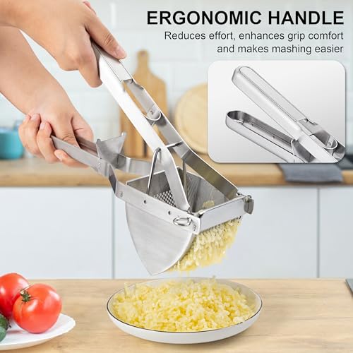 Potato Ricer Stainless Steel Potato Masher & Squeezer