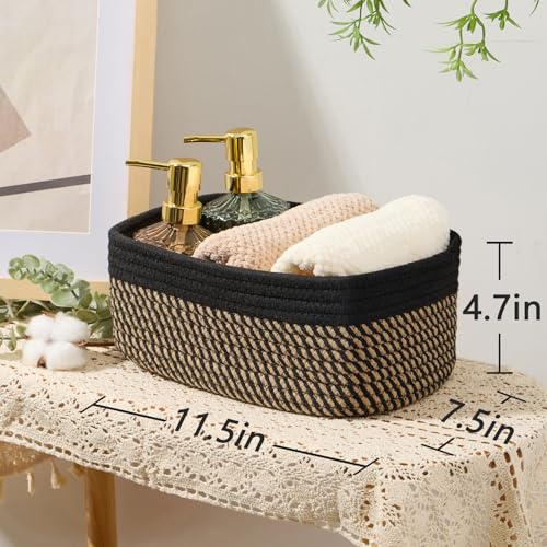 Small Storage Baskets for Organizing (3 Count)