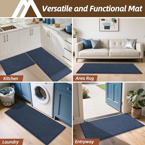 Kitchen Rugs Set of 2 Non (2 Count)