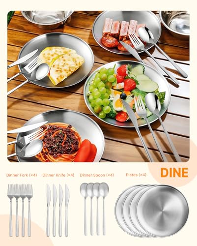 Portable Camping Cooking Utensils Set 36PCS (36 Count)