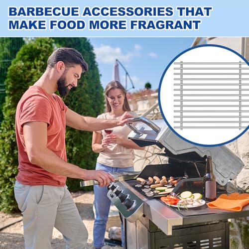 18 7 8" SUS304 9MM Cooking Grates for Weber Genesis II E210 Grill Grates for Weber Genesis II E
