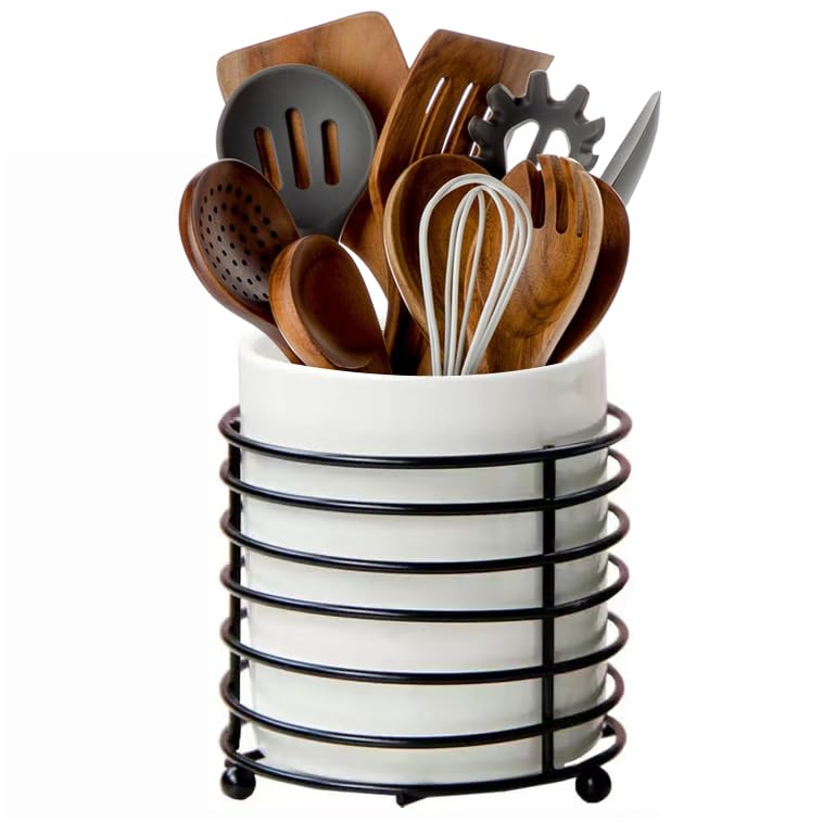 Utensil Holder for Kitchen Counter Large Cooking Utensil Holder