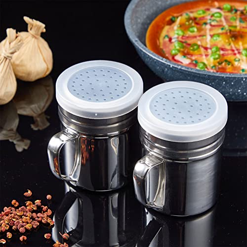 6 Pcs Stainless Steel Salt and Pepper Shakers