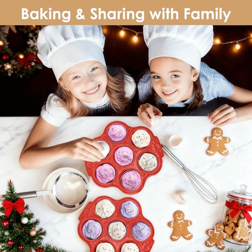 2 Pack Red Ceramic Muffin Pans (2 Count)