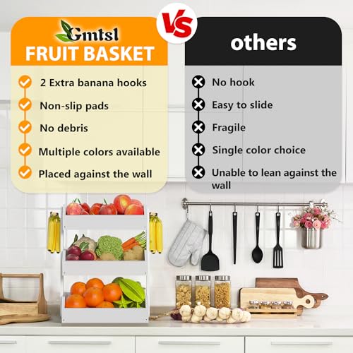 Bamboo Fruit Basket for Kitchen