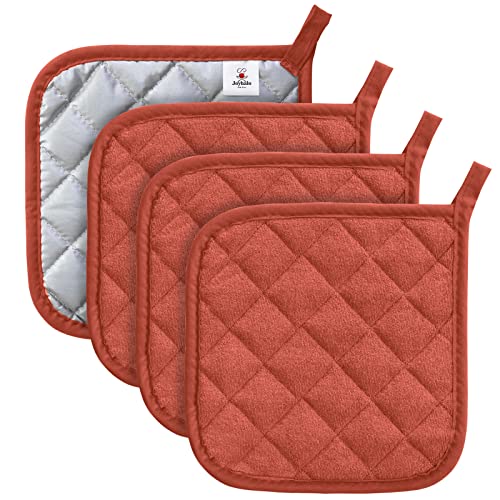 4 Pack Pot Holders for Kitchen Clearance (2.5 Count)