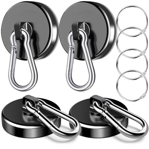 Magnetic Hooks Heavy Duty 150Lbs (4 Count)