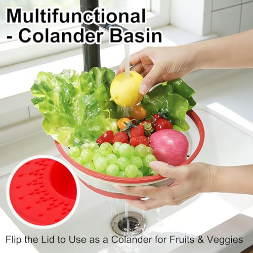 10.7 Inch Microwave Food Cover with Heat Insulation Mat