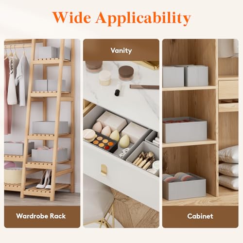 Underwear Drawer Organizer for Closet 36 Pack (36 Count)