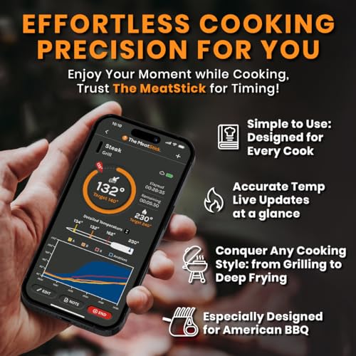 MeatStick 4 Smart Wireless Meat Probe with 4 Sensors & Limited Range