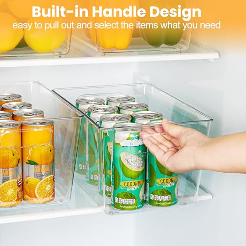 8 Pack Clear Storage Bins (8 Count)