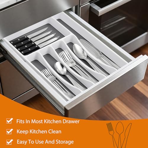 49 Piece Silverware Set with Organizer (49 Count)