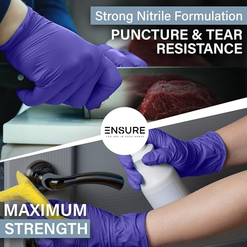 Blue Nitrile Gloves Medical Powder & Latex Free Chemical Resistant (2000 Count)