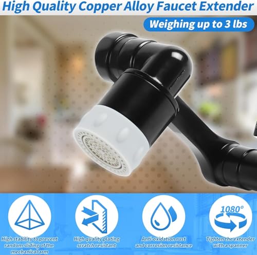 1440° Swivel Faucet Extender