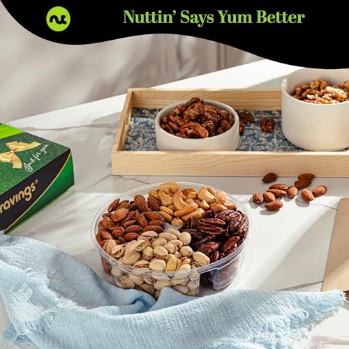 Mixed Nuts Gift Basket in Green Gold Box (12 Ounce)