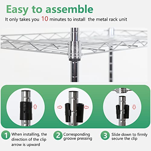 5 Tier Wire Shelf