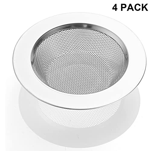 4 PCS Kitchen Sink Strainer Stainless Steel (4 Count)